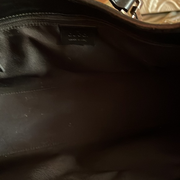 Vintage black monogram gucci bag, well kept , hardly used in excellent condition - Picture 10 of 11